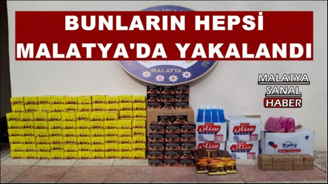 Malatya´da kaçakçılık operasyonu