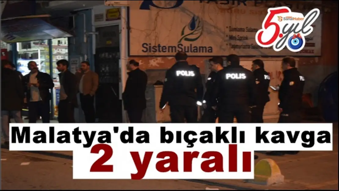 Malatya´da bıçaklı kavga: 2 yaralı