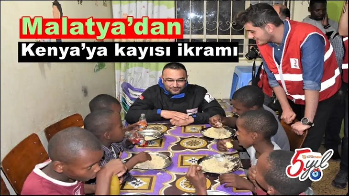 Malatya´dan Kenya´ya kayısı ikramı