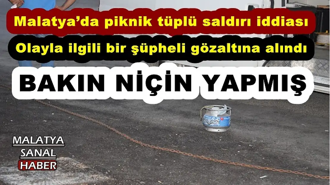 Malatya´da olayla ilgili bir şüpheli gözaltına alındı