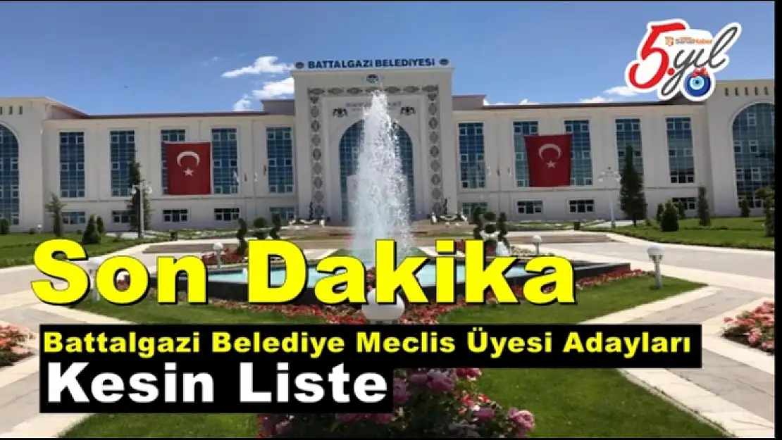 Battalgazi Belediye Meclis Üyesi Adayları