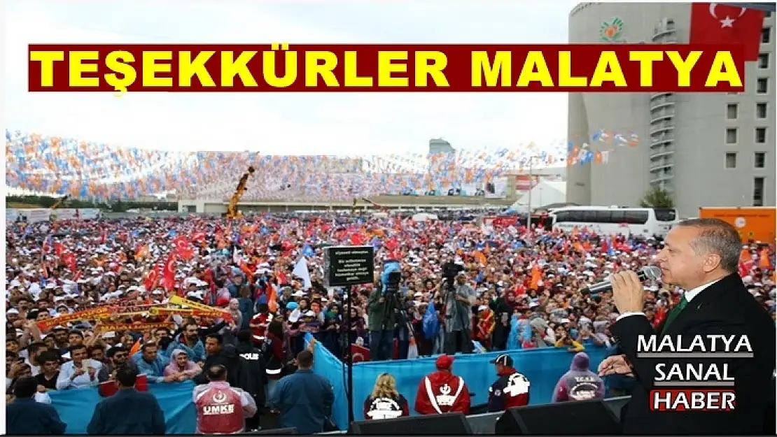 Polat´tan Malatya´ya teşekkür