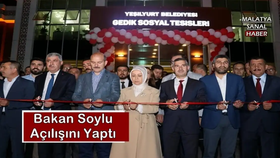 Bakan Soylu Açılışını Yaptı