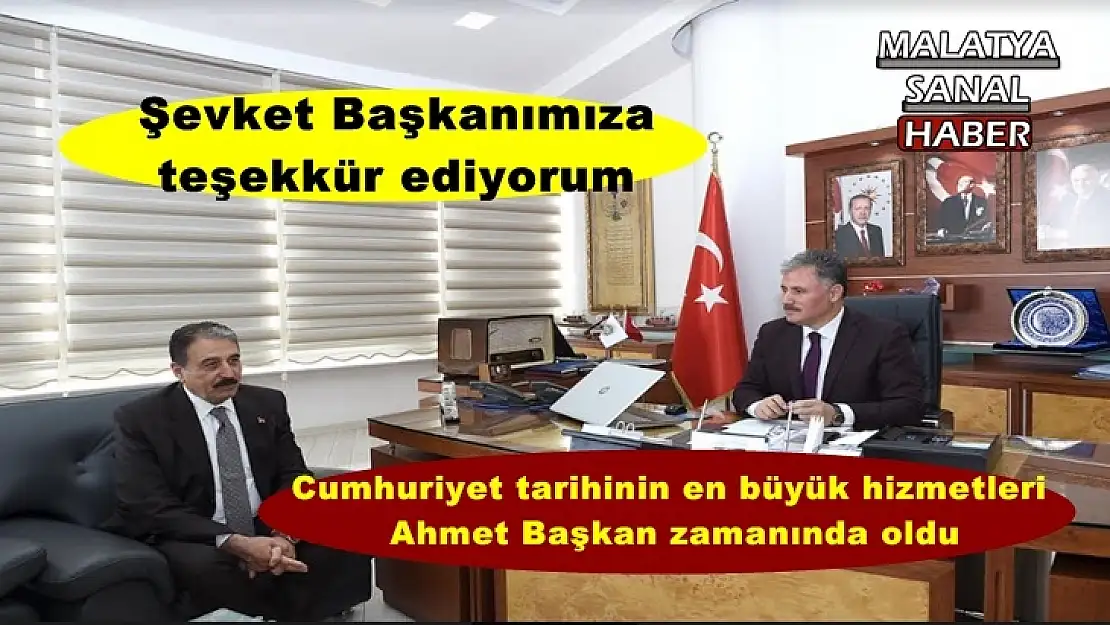 Cumhuriyet tarihinin en büyük hizmetleri  Ahmet Başkan zamanında oldu