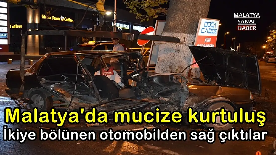 Malatya'da mucize kurtuluş