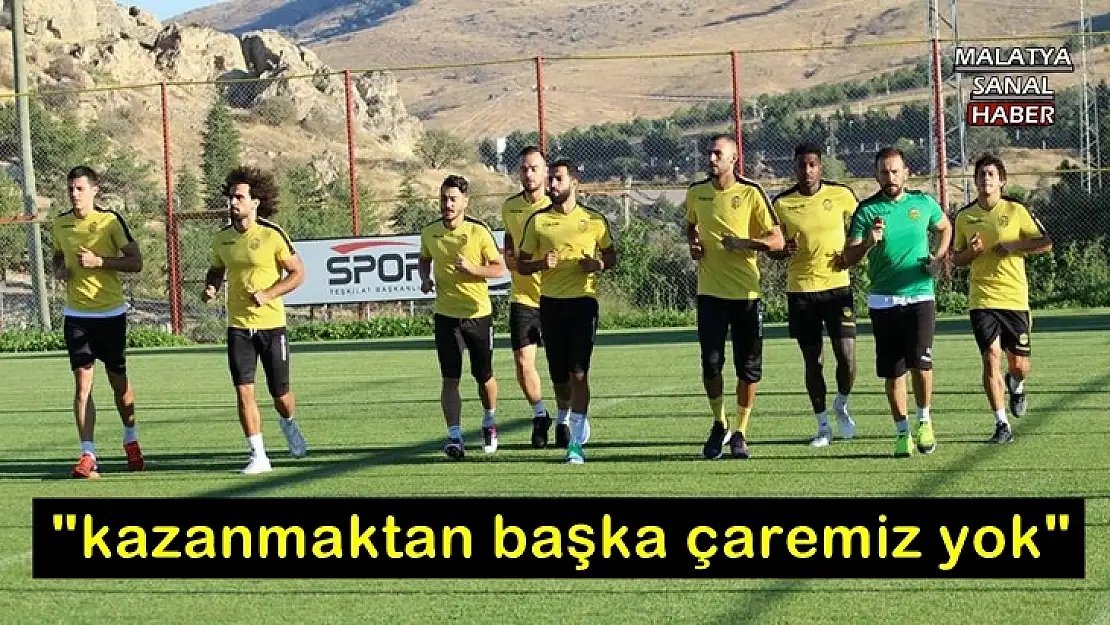 Kazanmaktan başka çaremiz yok