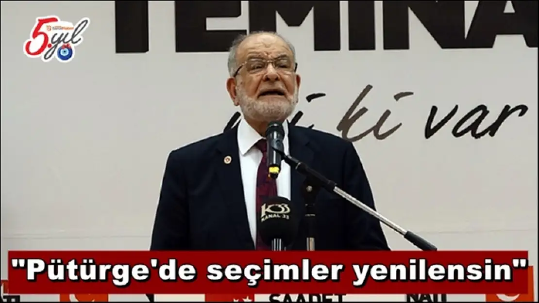 Pütürge'de seçimler yenilensin