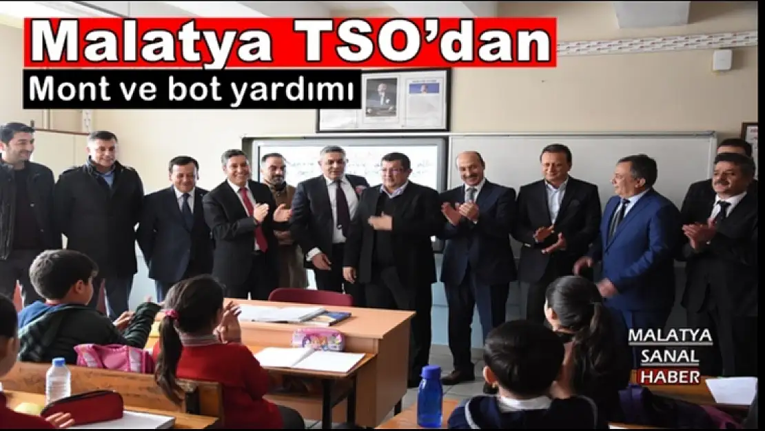 Malatya TSO´dan mont ve bot yardımı