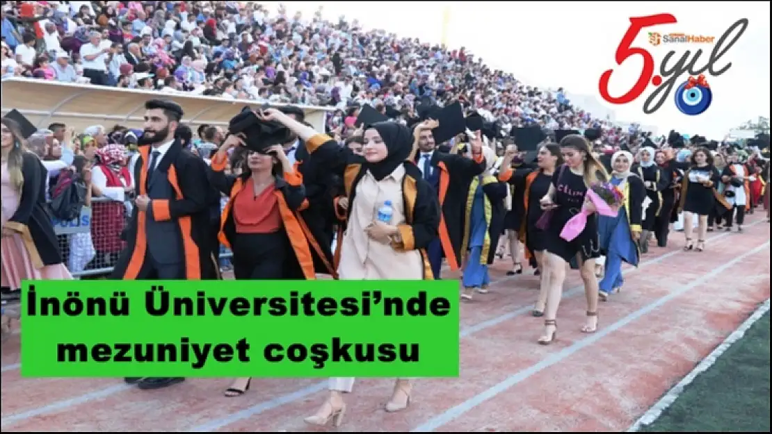 İnönü Üniversitesi´nde mezuniyet coşkusu