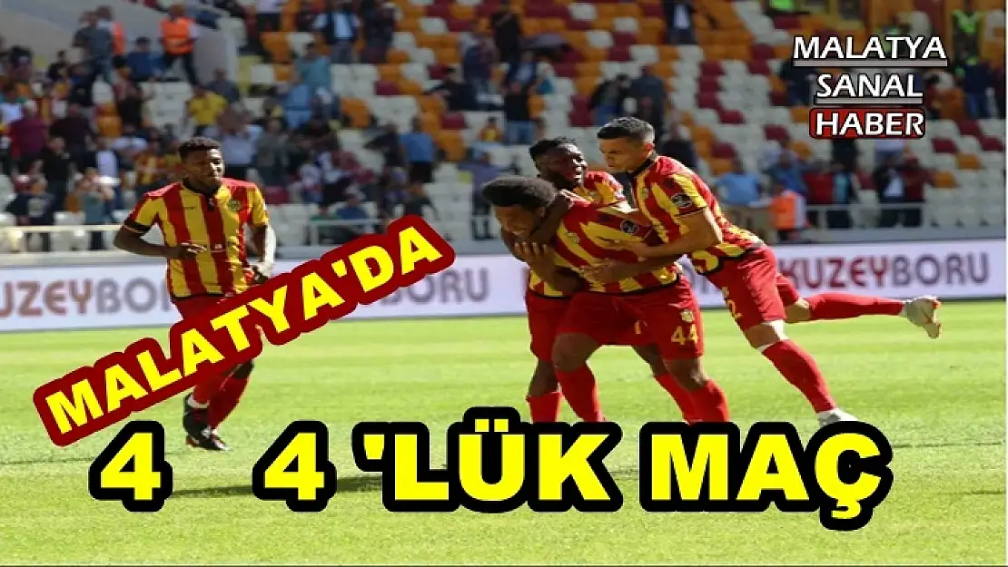 Malatya'da 4 4'lük maç