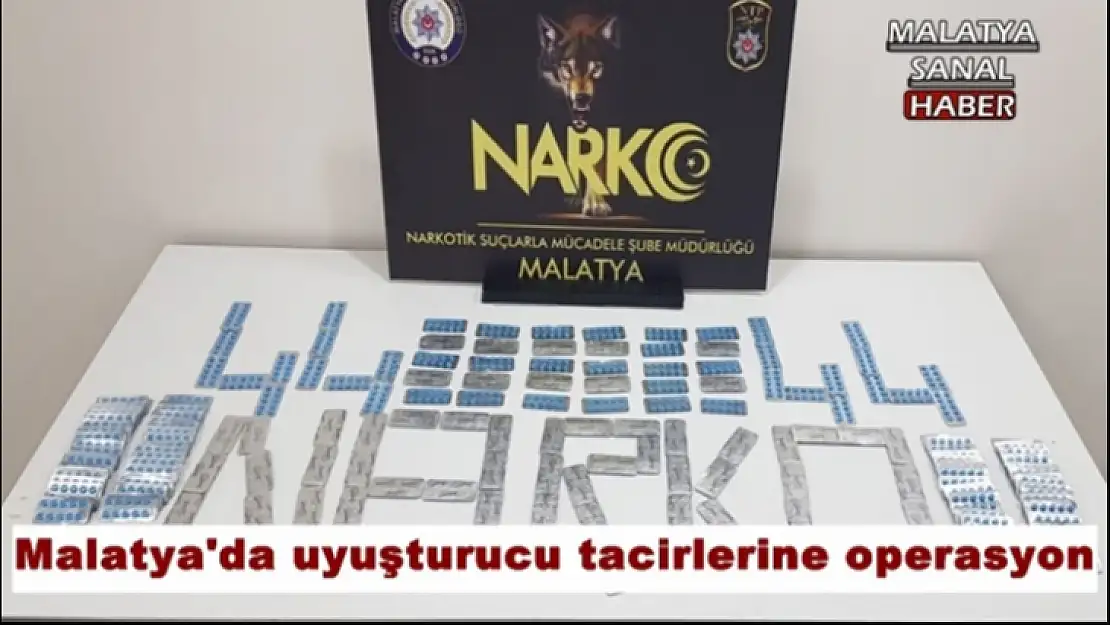 Malatya´da uyuşturucu tacirlerine operasyon 7 gözaltı