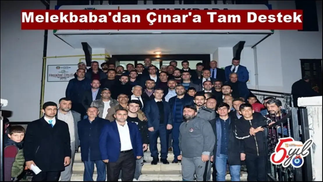 Melekbaba'dan Çınar'a Tam Destek