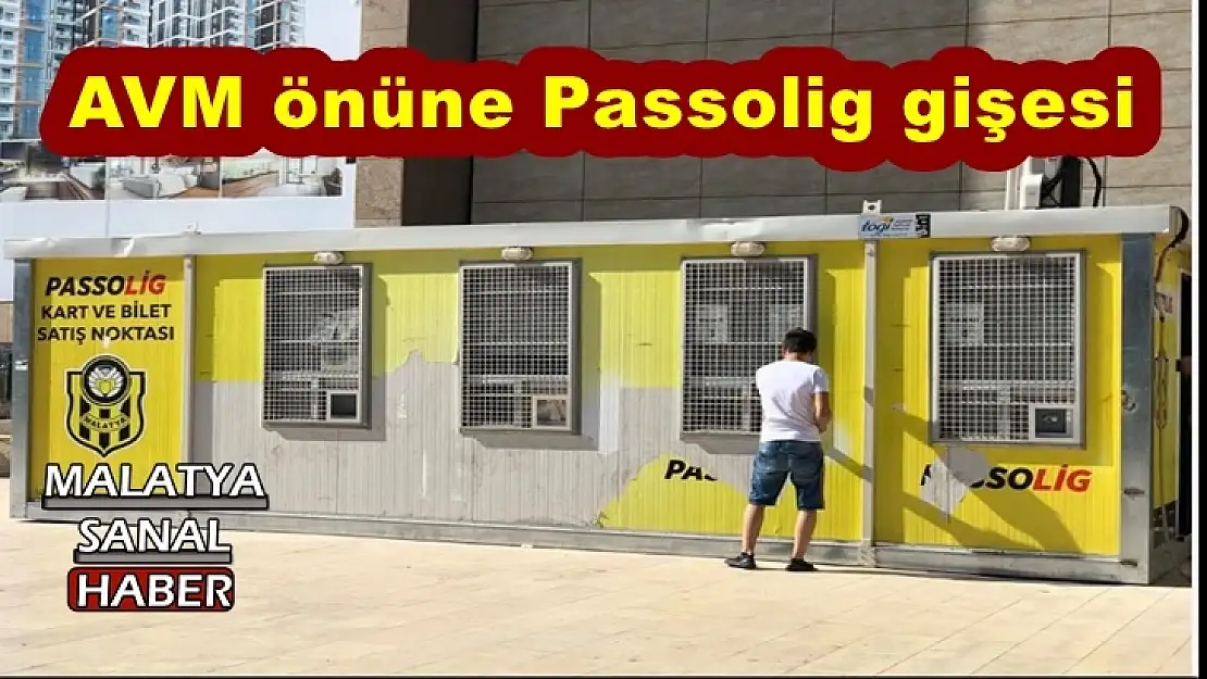 AVM önüne Passolig gişesi