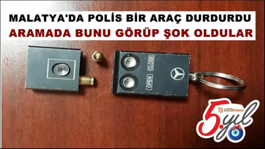 Malatya´da  şok arabada yakalandı