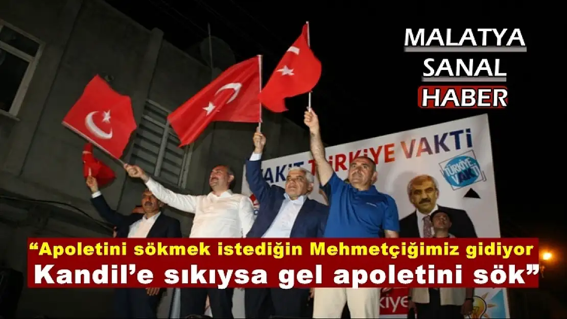 'Apoletini sökmek istediğin Mehmetçiğimiz gidiyor Kandil´e sıkıysa gel apoletini sök'''''