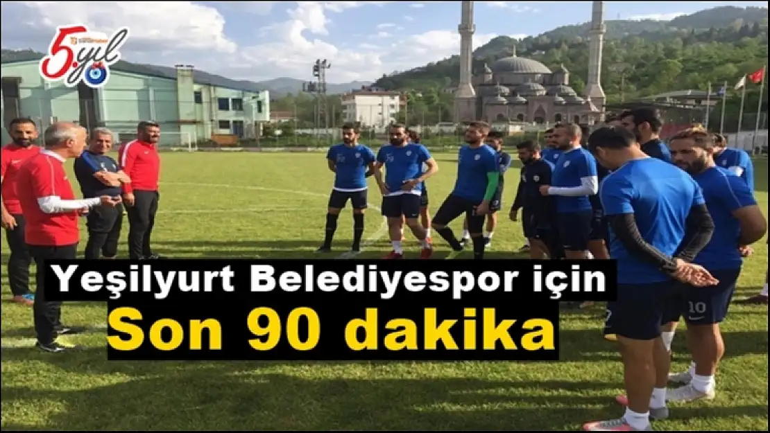 Yeşilyurt Belediyespor için Son 90 dakika