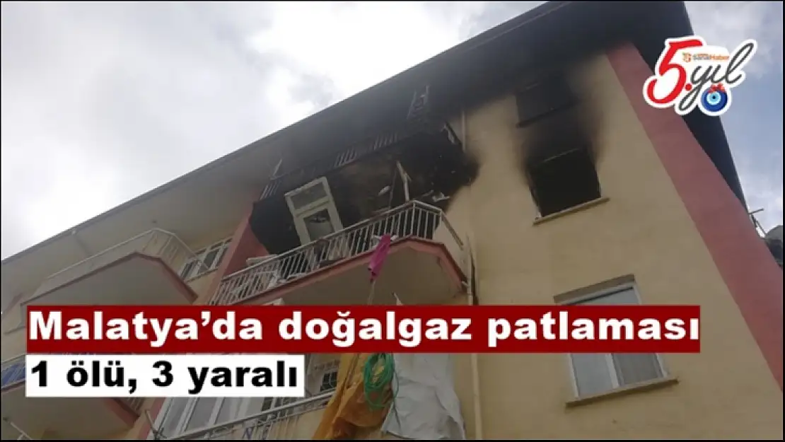 Malatya´da doğalgaz patlaması
