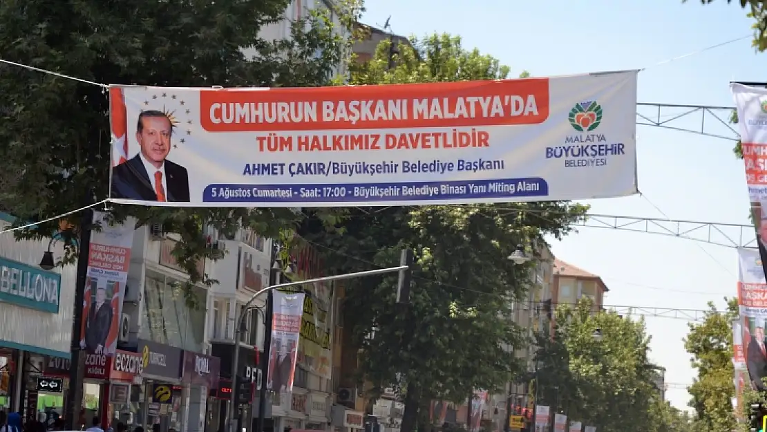 Malatyalılar Cumhurbaşkanı'nı bekliyor