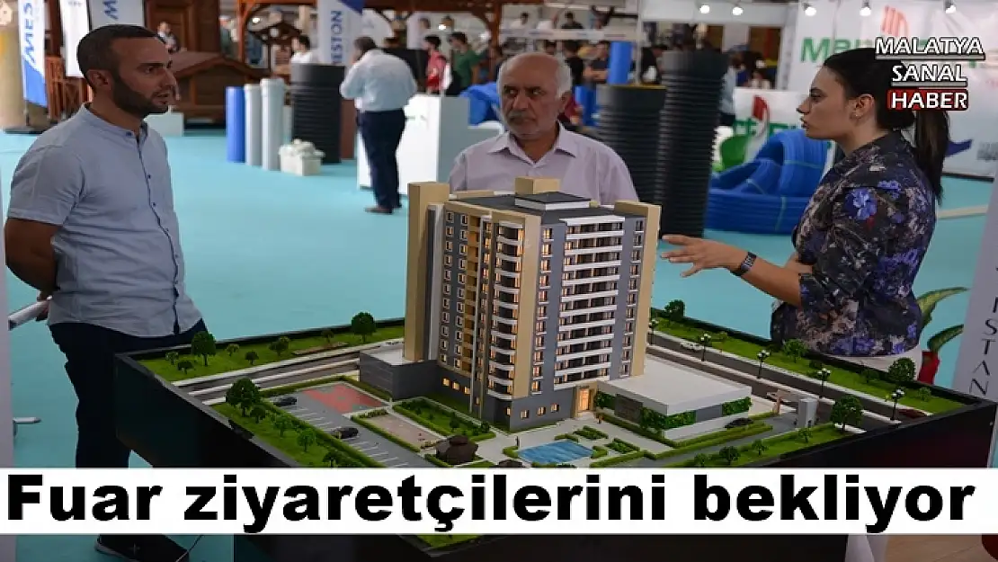 Fuarı ziyaretçilerini bekliyor