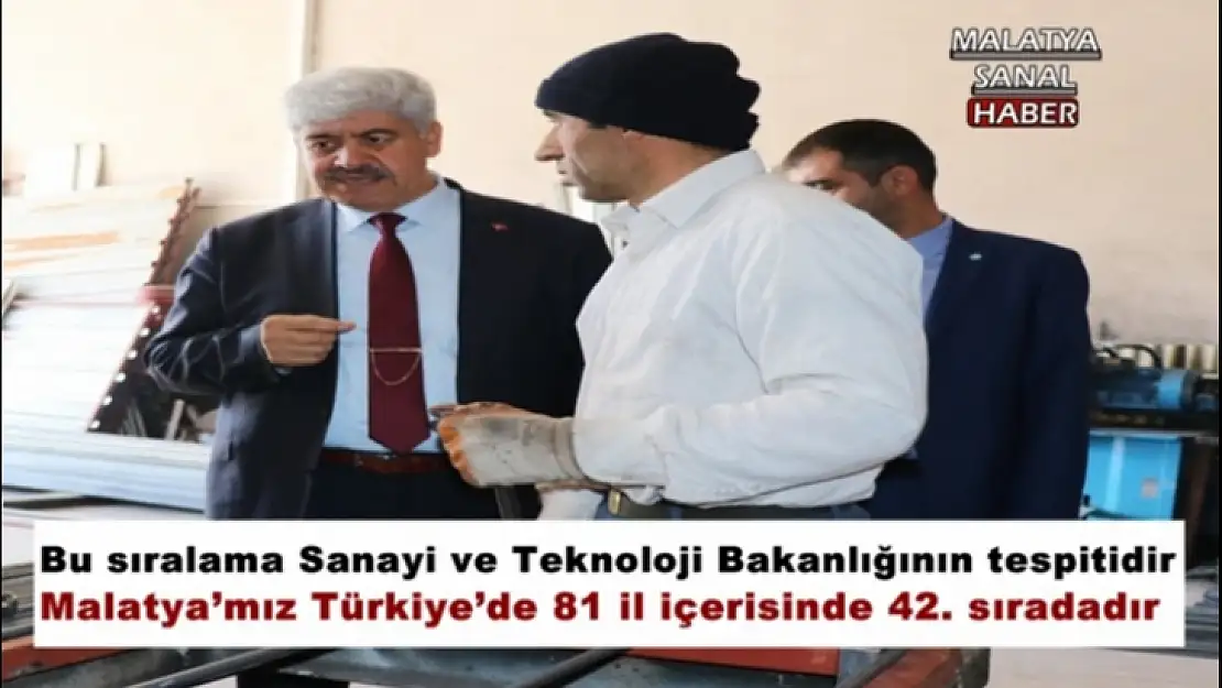 Malatya´mız Türkiye´de 81 il içerisinde 42. sıradadır