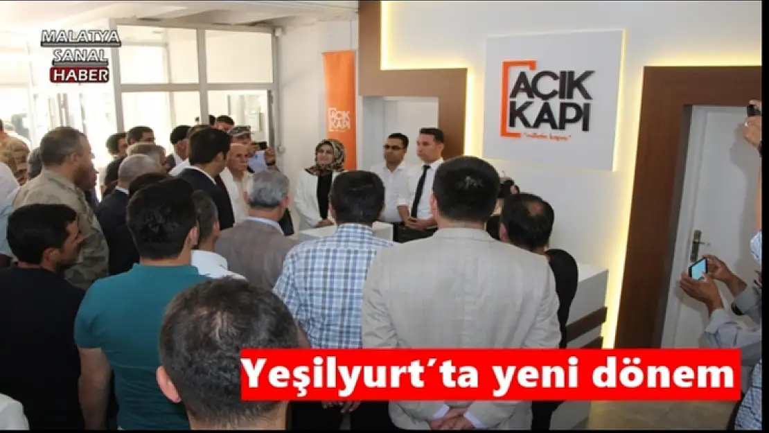 Yeşilyurt´ta yeni dönem