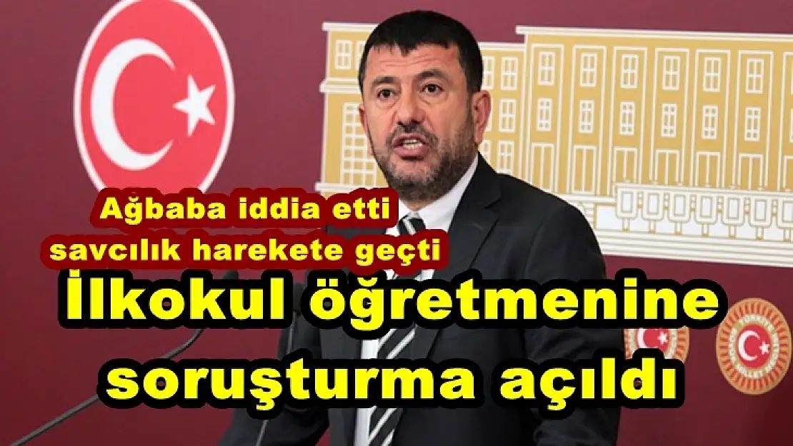 Malatya'da  İlkokul öğretmenine  soruşturma açıldı