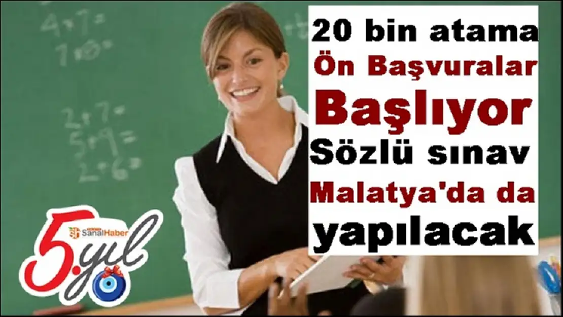 20 Bin Atama Yapılacak