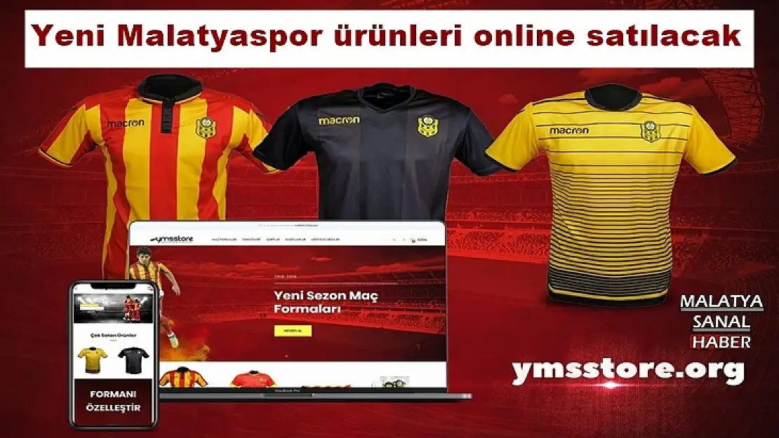Yeni Malatyaspor ürünleri online satılacak