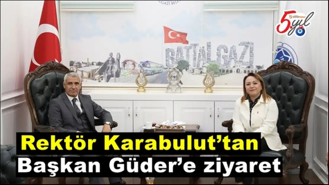 Rektör Karabulut´tan Başkan Güder´e ziyaret