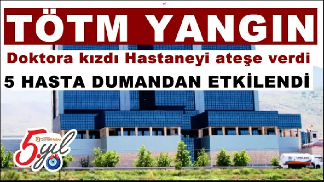 Turgut Özal Tıp Merkezi'nde Yangın