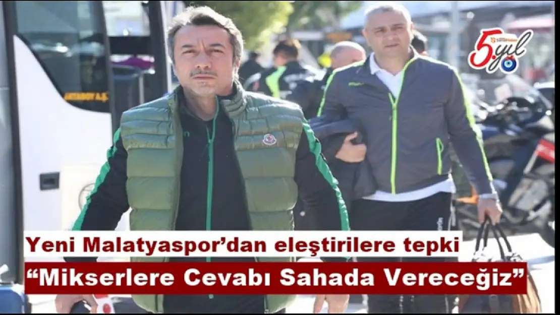 Yeni Malatyaspor´dan eleştirilere tepki