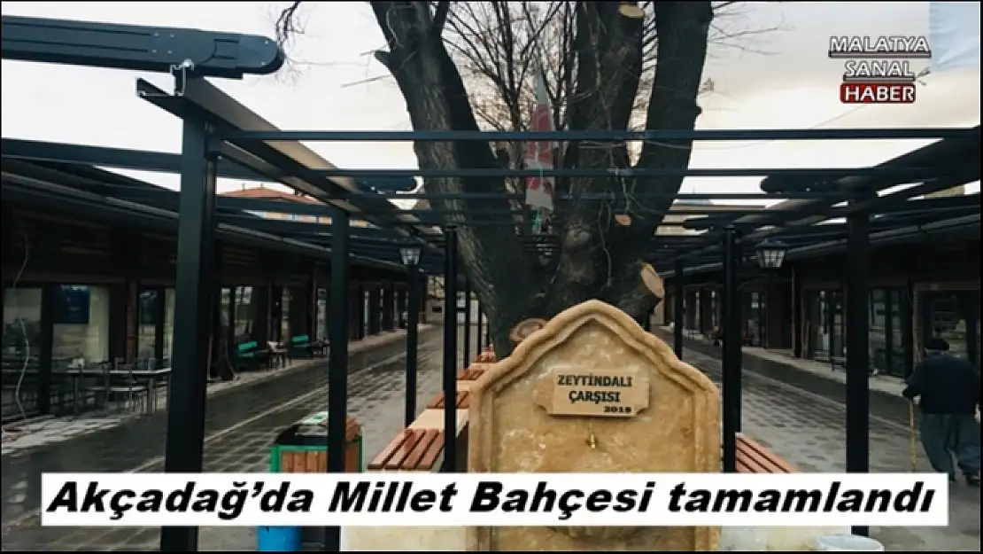 Akçadağ´da Millet Bahçesi tamamlandı