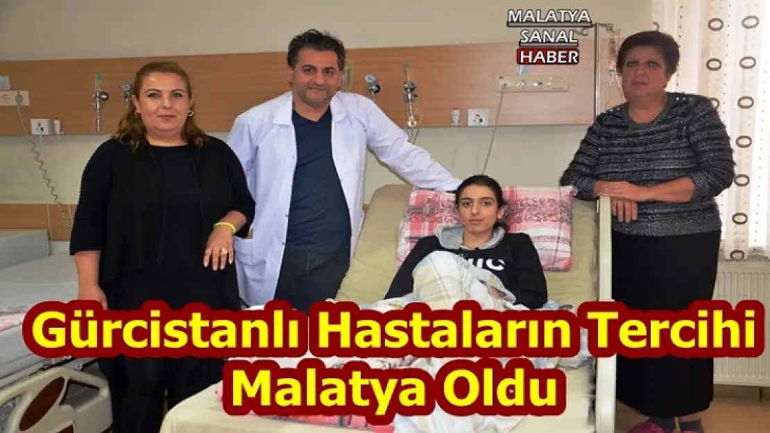 Gürcü hastalar sağlıklarına Malatya´da kavuştu