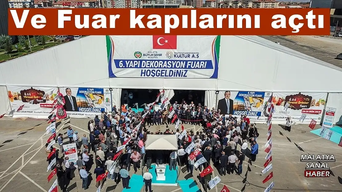 Ve Fuar kapılarını açtı