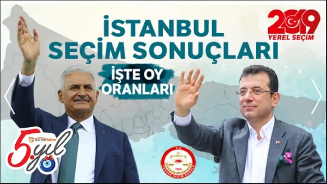 23 Haziran 2019 İstanbul Seçim Sonuçları