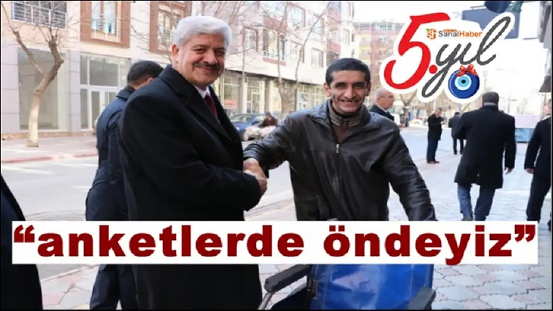 'Ekinci´den anketlerde öndeyiz'' vurgusu'''