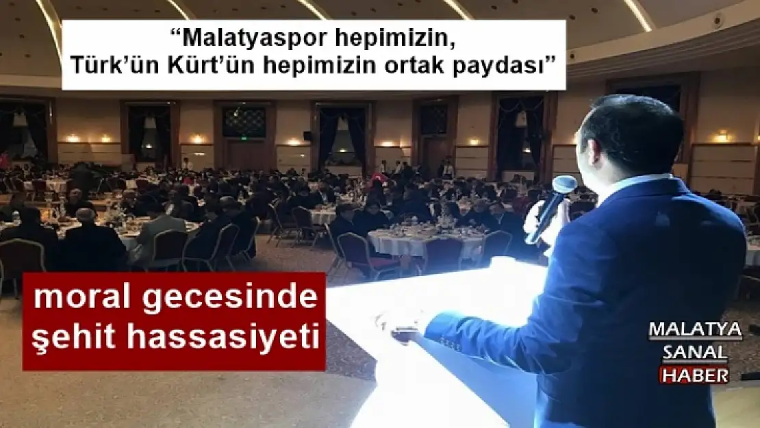 Moral gecesinde şehit hassasiyeti