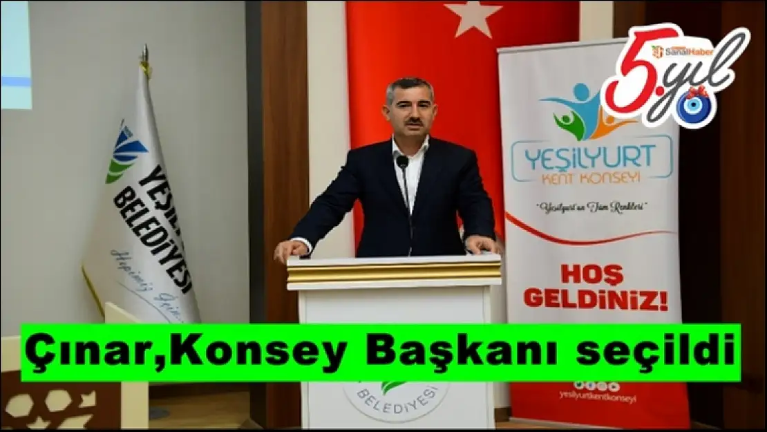 Çınar, Konsey Başkanı seçildi