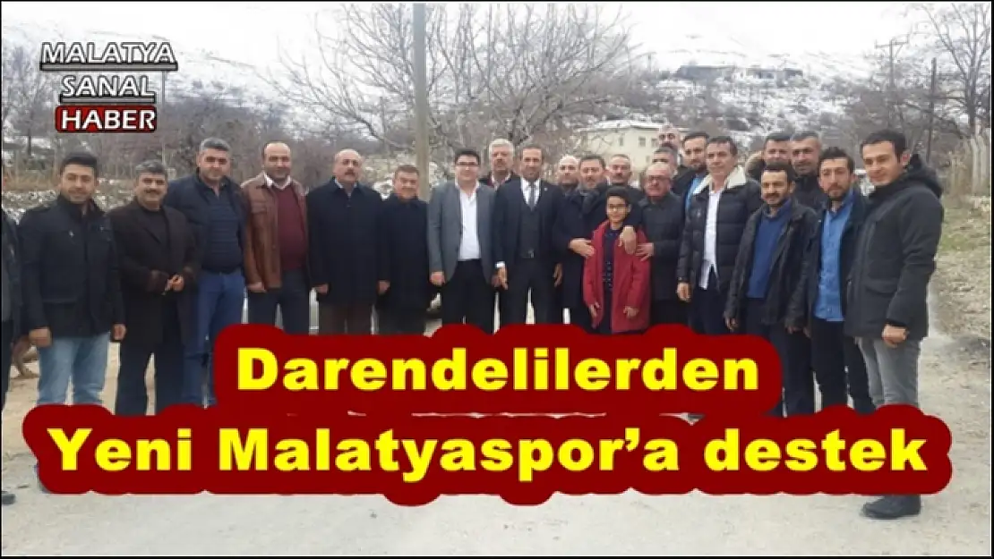 Darendelilerden Yeni Malatyaspor´a destek