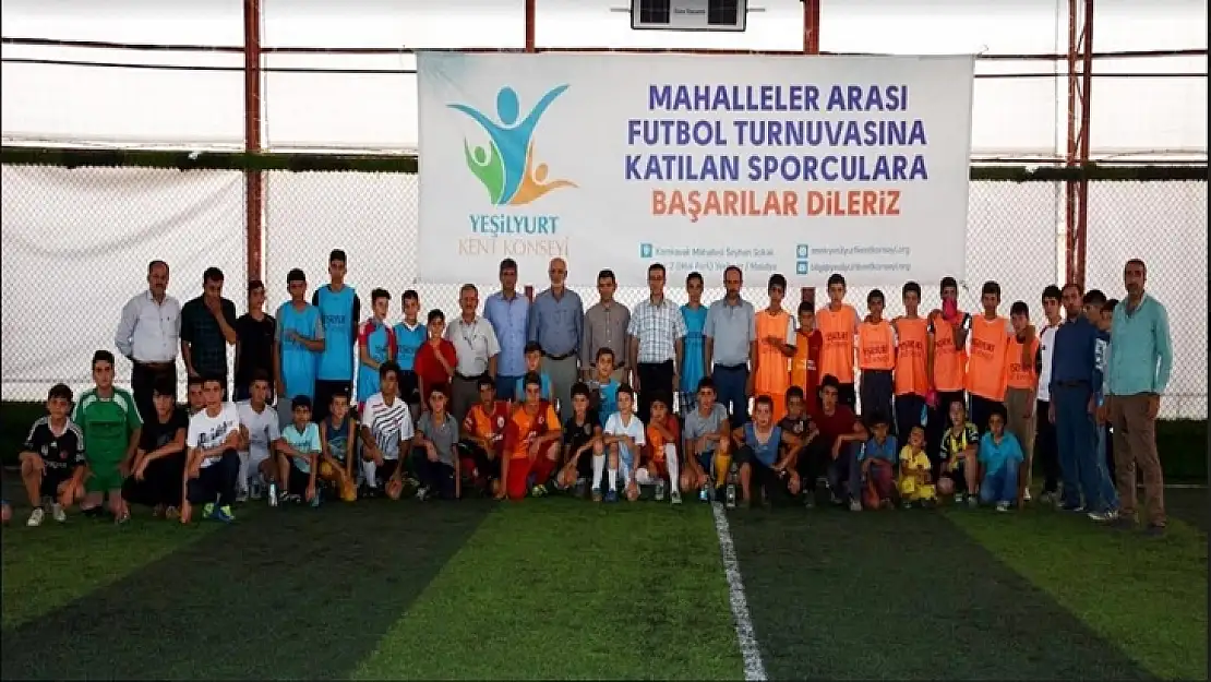 Malatya'da mahalleler arası futbol turnuvası