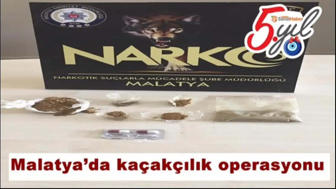 Malatya´da uyuşturucu satıcılarına operasyon:4 tutuklama