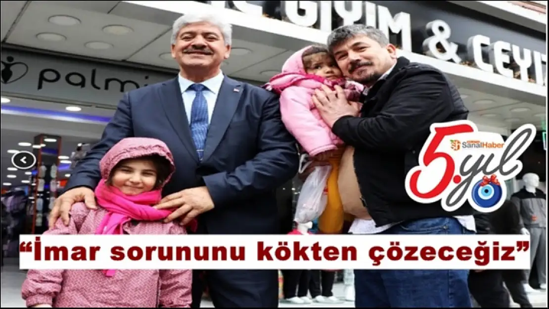Ekinci´den imar sorunu açıklaması