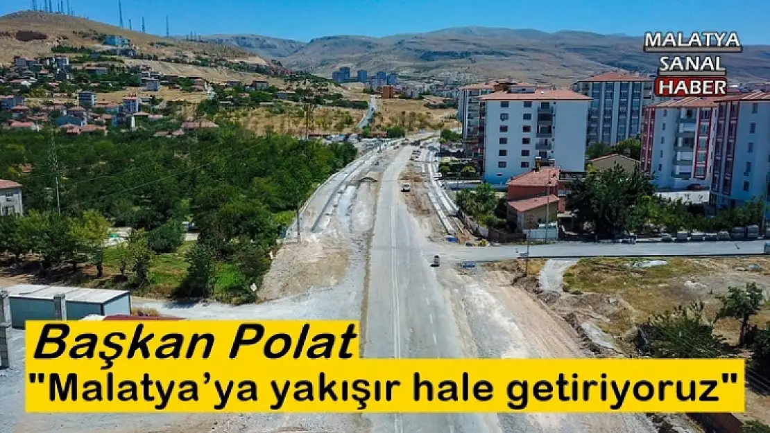 Polat Yeşilçam Caddesindeki çalışmaları inceledi