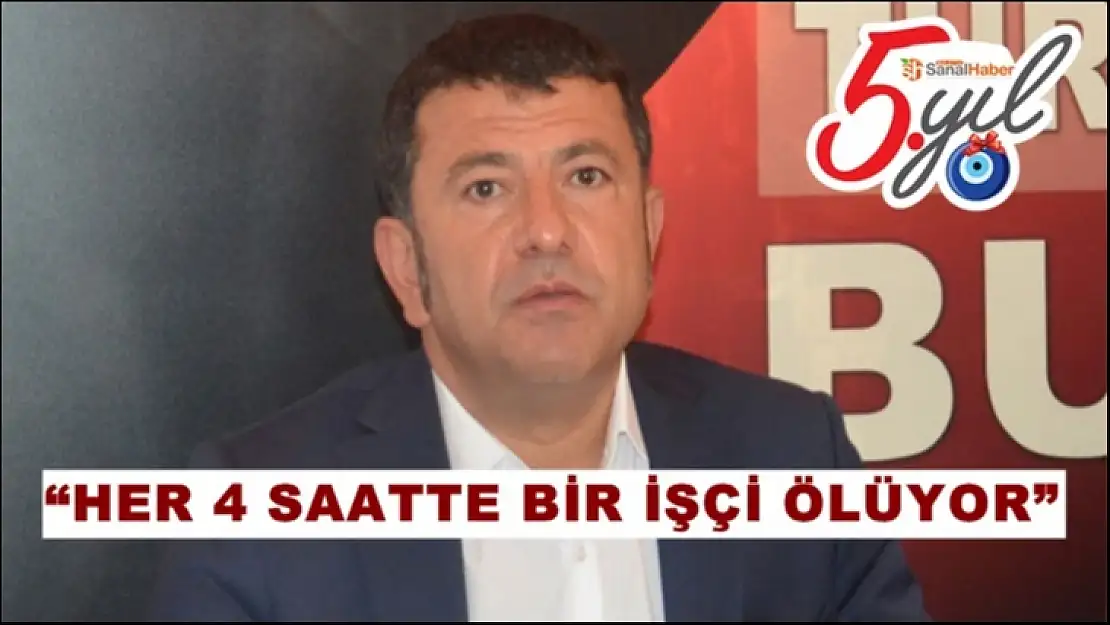 Ağbaba Her 4 saatte bir işçi ölüyor