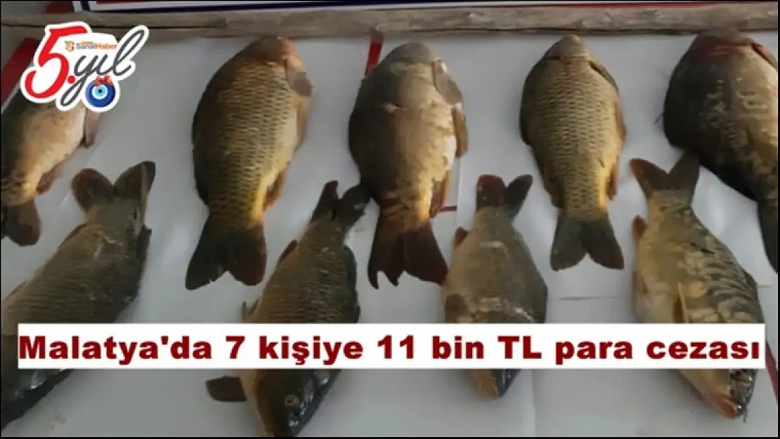 Malatya'da 7 kişiye 11 bin TL para cezası
