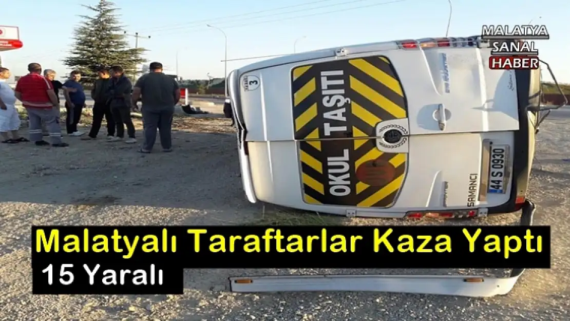 Malatyalı Taraftarlar Kaza Yaptı