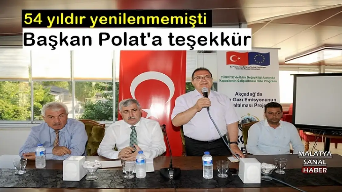 Başkan Polat'a teşekkür