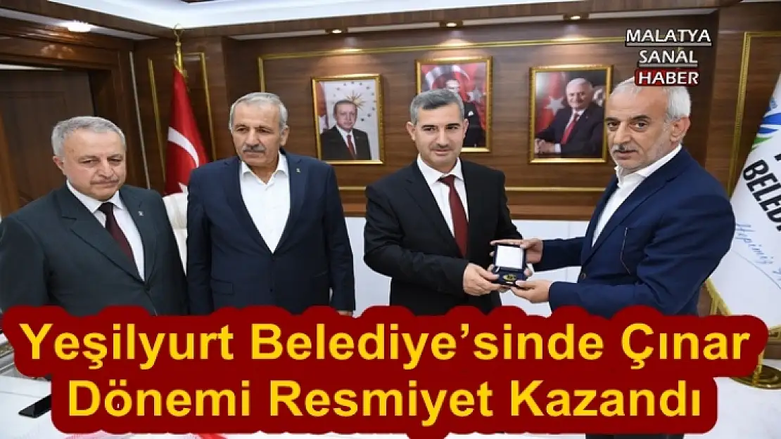 Yeşilyurt Belediye´sinde Çınar  Dönemi Resmiyet Kazandı