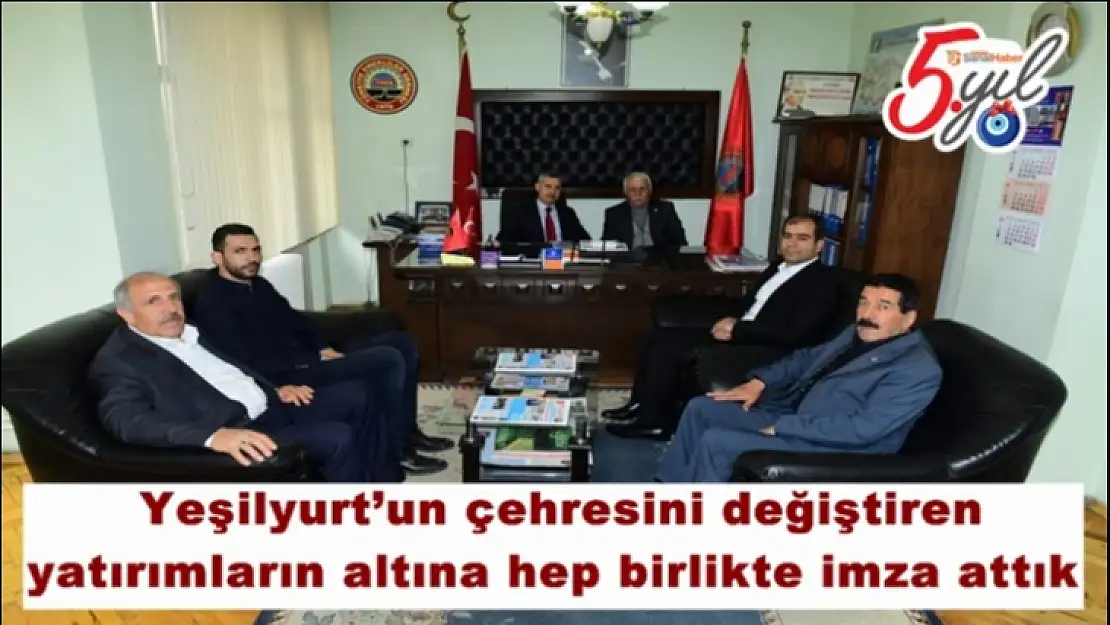 Yeşilyurt´un çehresini değiştiren yatırımların altına hep birlikte imza attık
