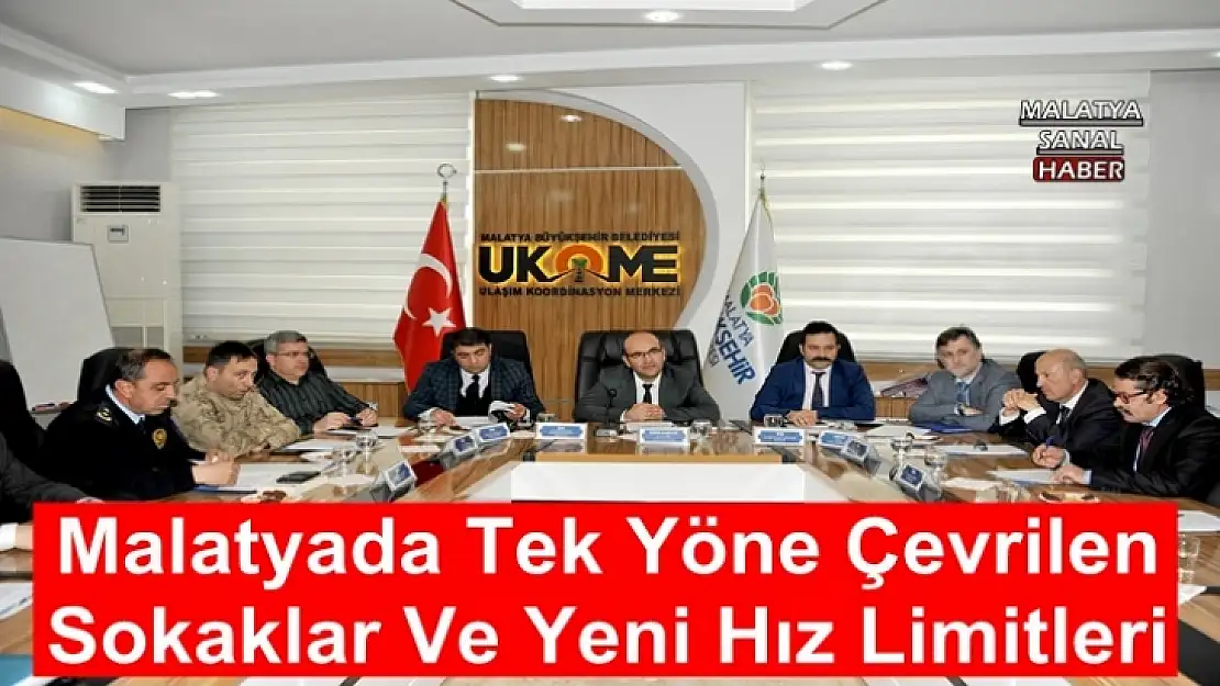 Malatyada Tek Yöne Çevrilen  Sokaklar Ve Yeni Hız Limitleri